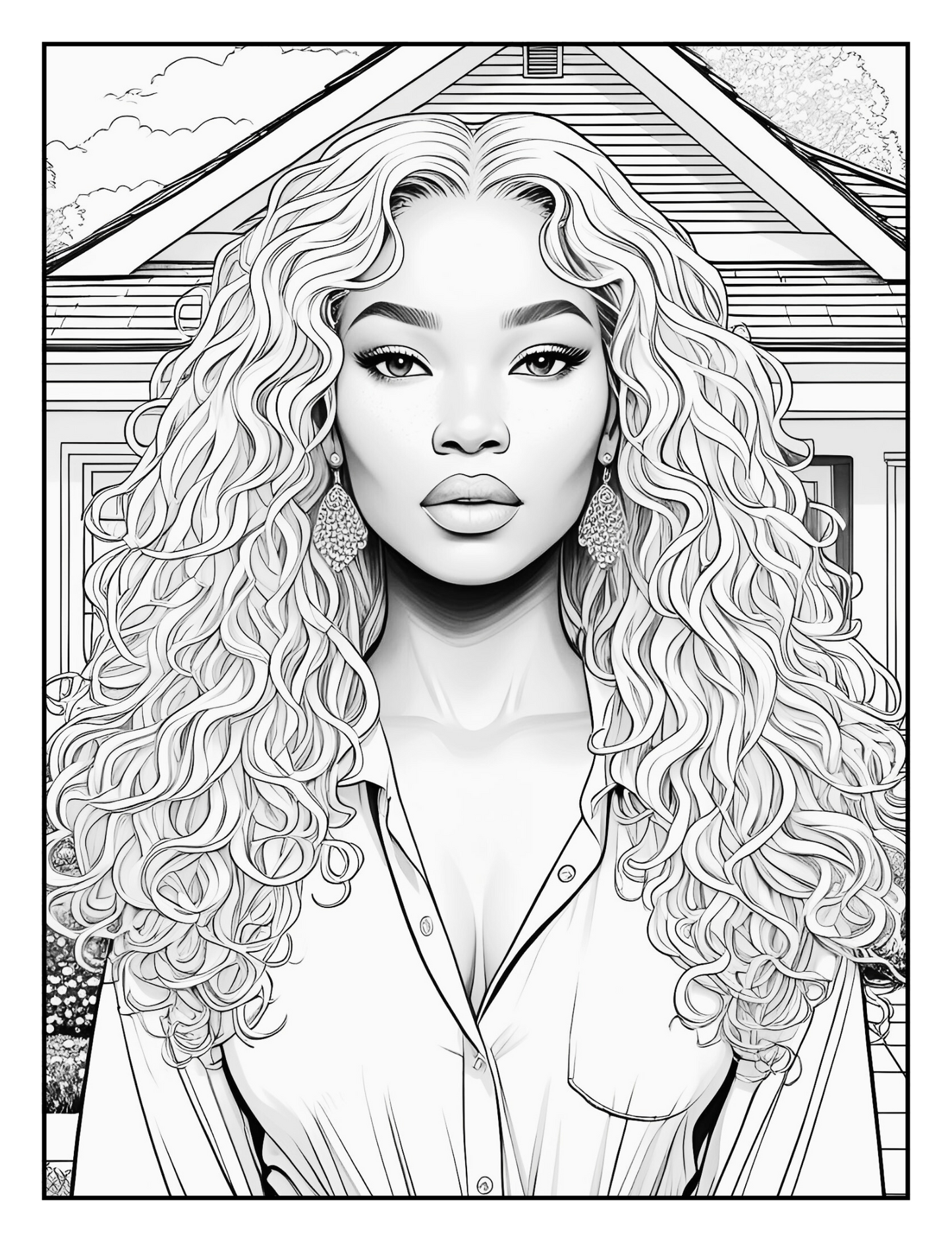 Breathe, Queen A Journey to Inner Peace, One Breath at a Time  Therapeutic Coloring Book for Easing Anxiety and Embracing Inner Strength