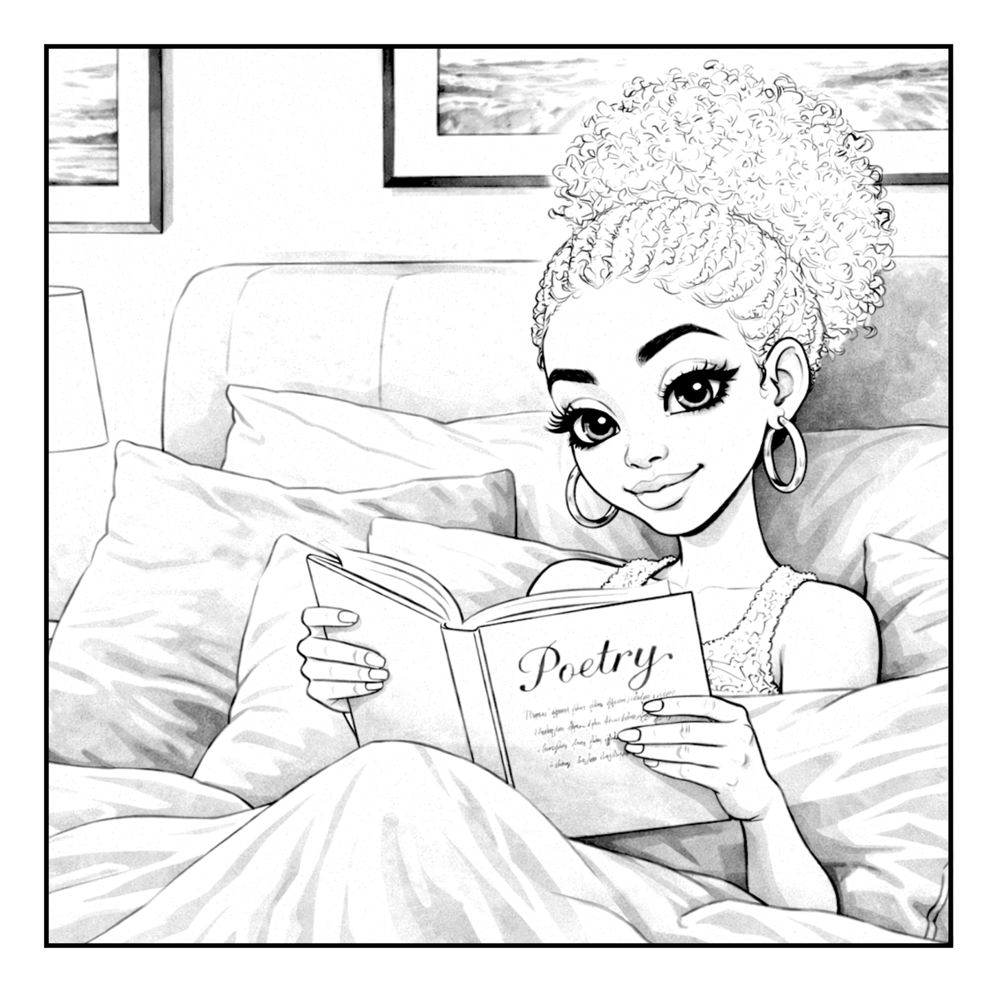 Every Day Queens A Coloring Book of Joy & Confidence Celebrating Black Hair & Embracing Every Twist, Loc, Curl & Crown Worn With Pride