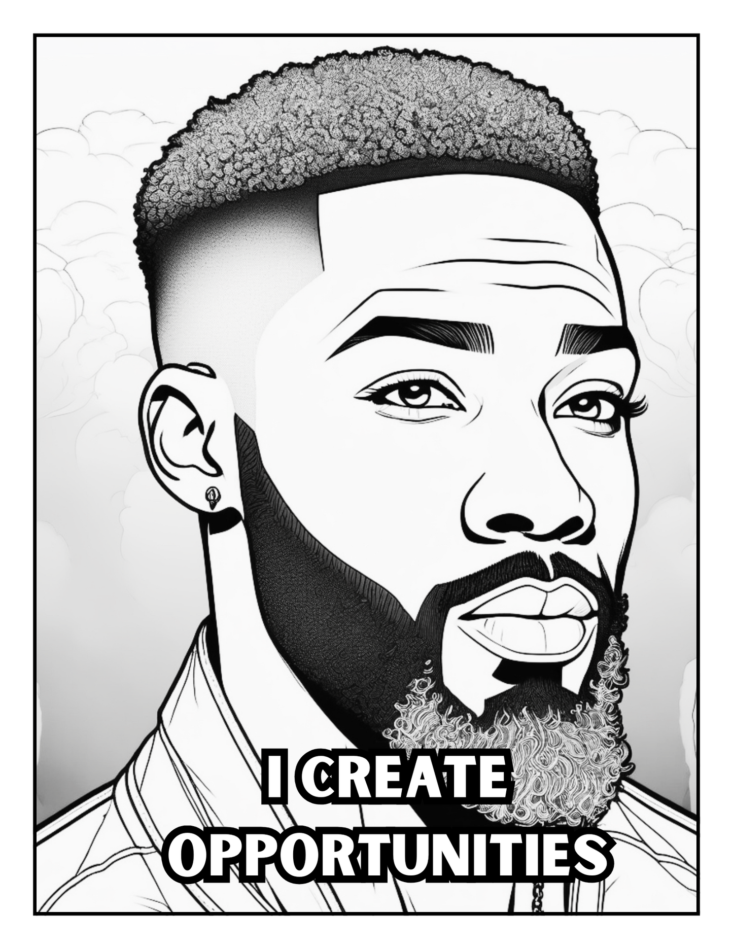 Melanin Kings A Coloring Book of Affirmations for Men's Strength and Success  Empowering Confidence and Greatness Through Words of Self-Love