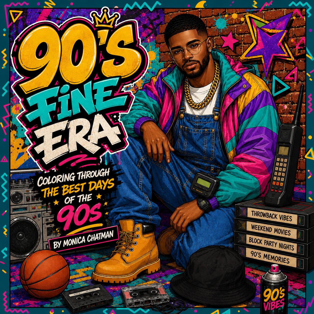 90's Fine Era Coloring Through the Best Days of the 90s