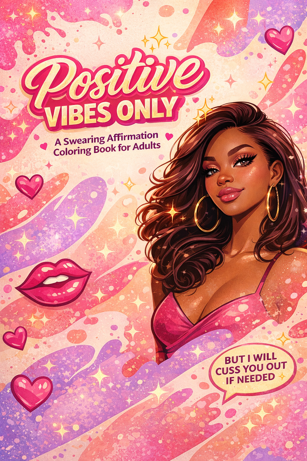 Positive Vibes Only Swearing Affirmation Coloring Book for Adults: Funny and Inspirational Swear Words Known to Boost Confidence and Relieve Stress