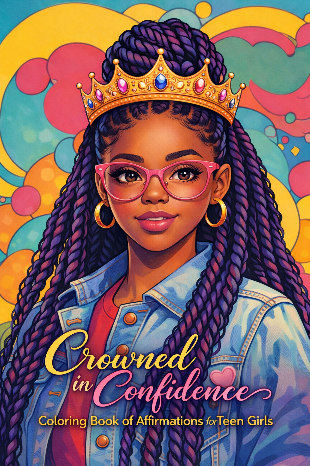 Crowned in Confidence Coloring Book of Affirmations for Teen Girls: Celebrating Beauty and Strength with Uplifting Affirmations For Teen Girls Seeking an Outlet That Promotes Positivity and Self-Love