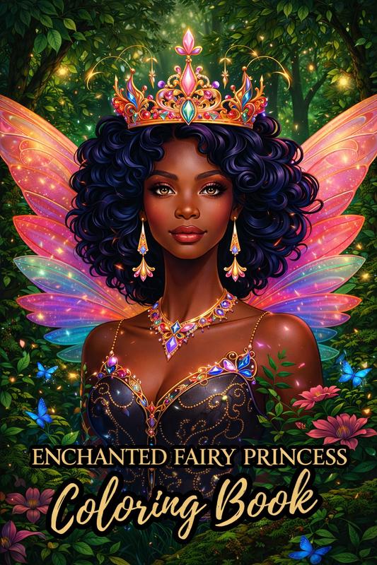 Enchanted Fairy Princess: A Magical Coloring Book for Fairy Princesses of All Ages