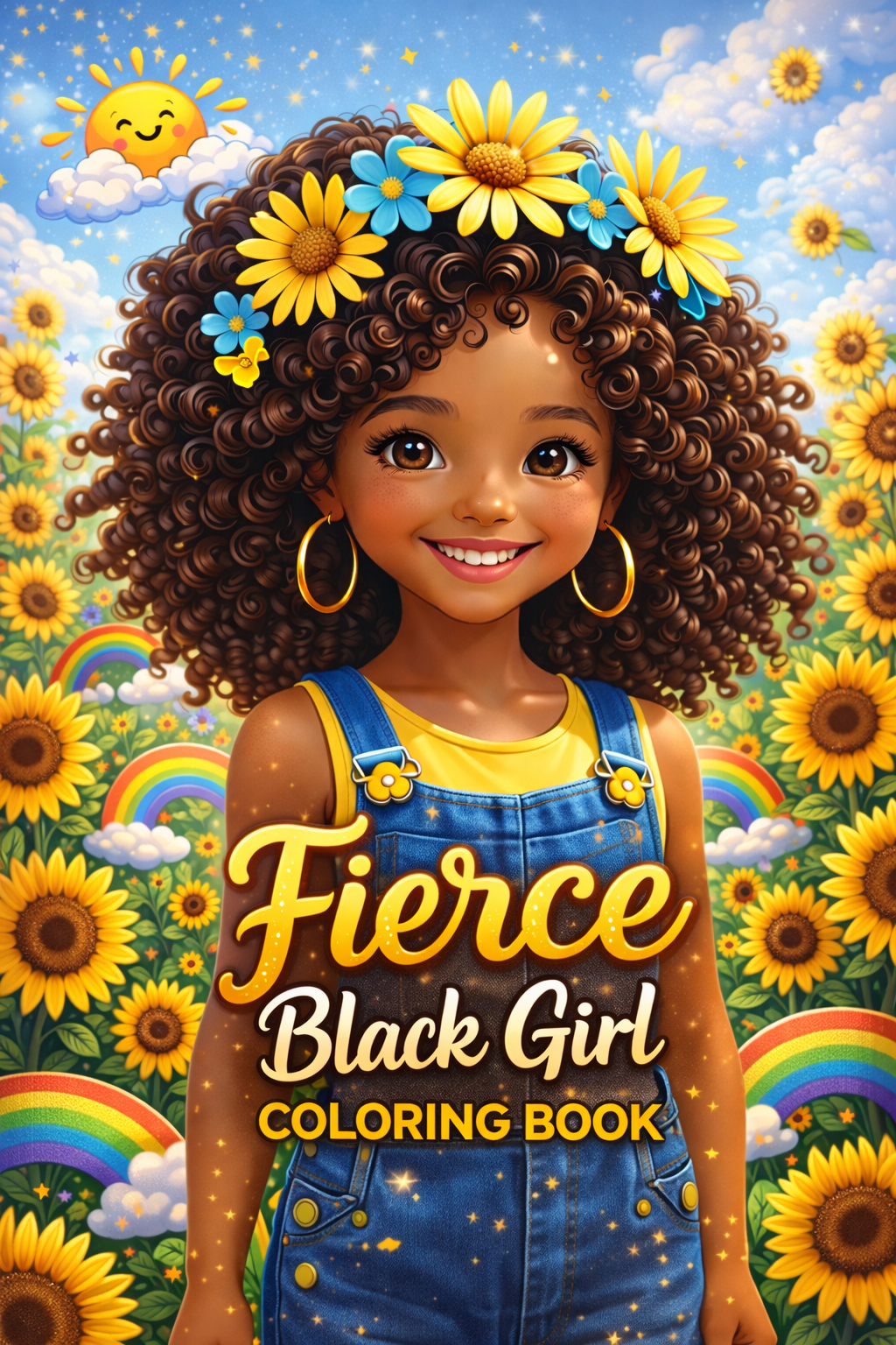 Fierce Black Girl: The Coloring Book for Little Black Girls Loving Their Natural Hair