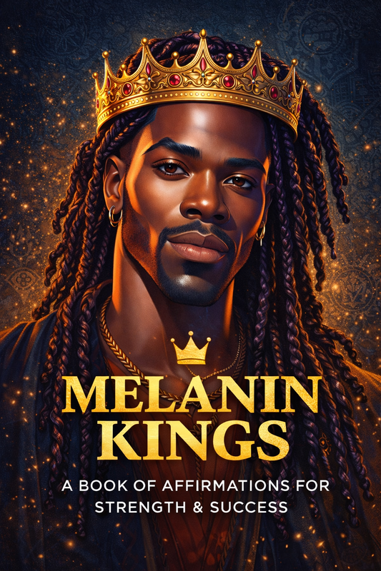Melanin Kings A Coloring Book of Affirmations for Men's Strength and Success  Empowering Confidence and Greatness Through Words of Self-Love