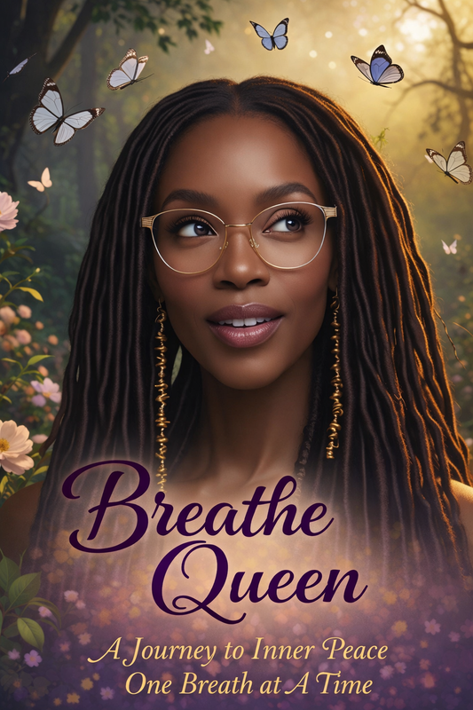 Breathe, Queen A Journey to Inner Peace, One Breath at a Time  Therapeutic Coloring Book for Easing Anxiety and Embracing Inner Strength