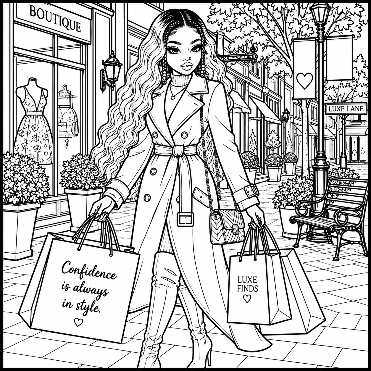 Moments of Purpose Coloring Book for Women