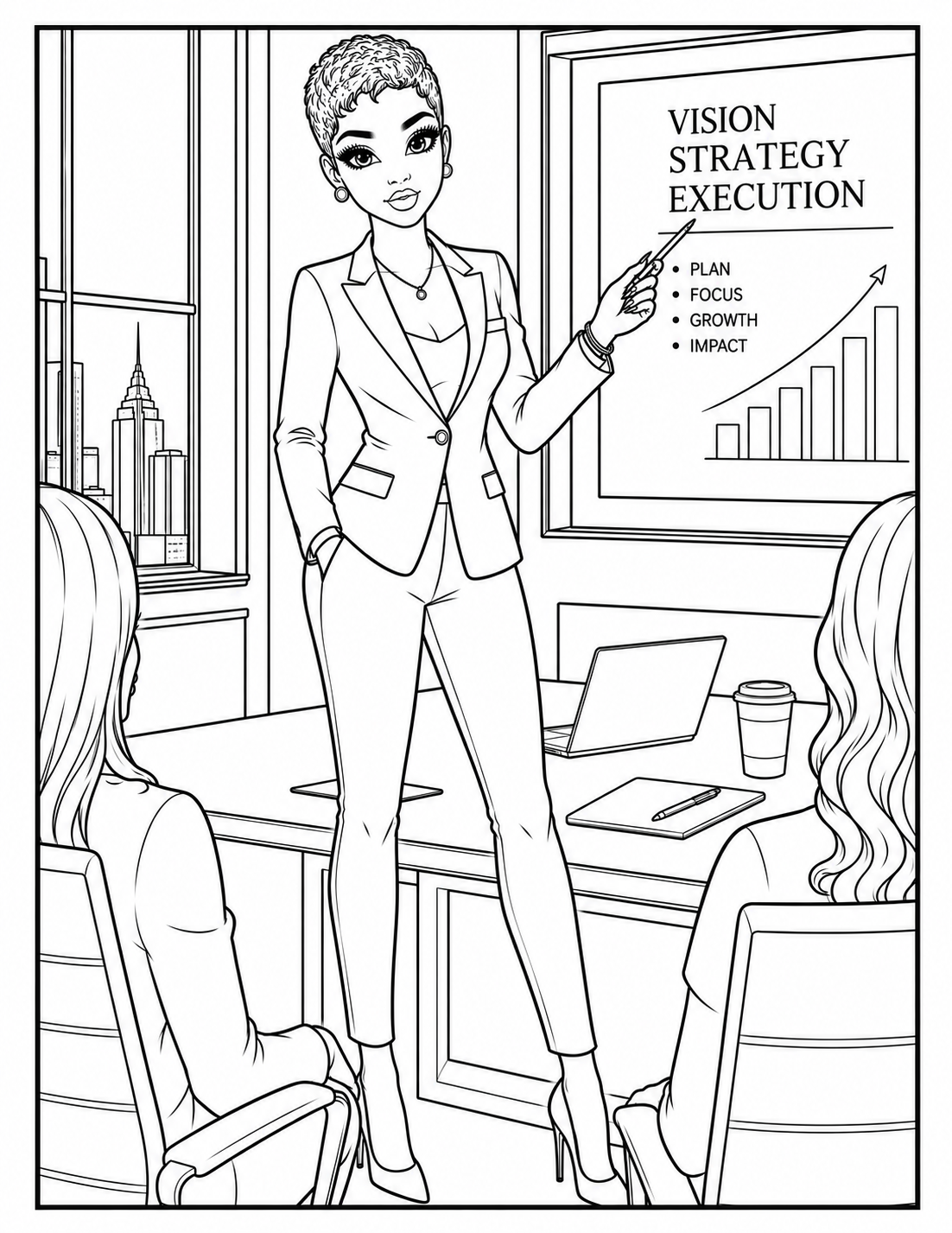 Confident Girl Era A Luxury Coloring Book for Women: Celebrating Bold Beauty, Confidence & Luxury Living