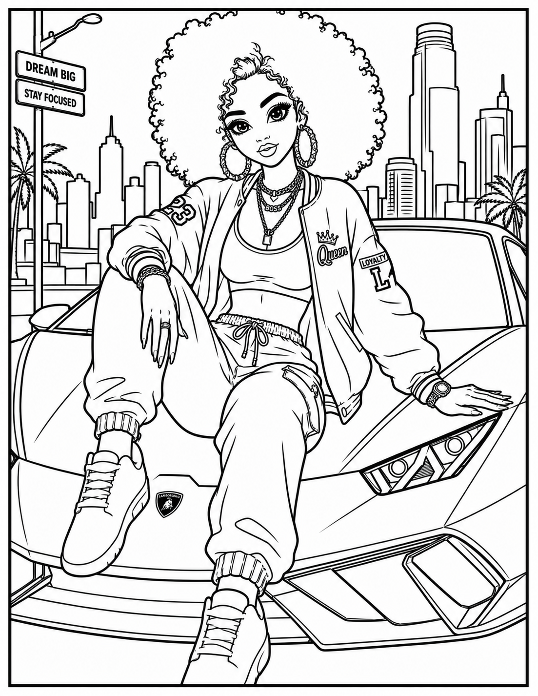 Confident Girl Era A Luxury Coloring Book for Women: Celebrating Bold Beauty, Confidence & Luxury Living