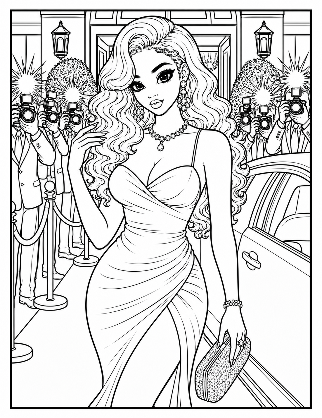 Confident Girl Era A Luxury Coloring Book for Women: Celebrating Bold Beauty, Confidence & Luxury Living