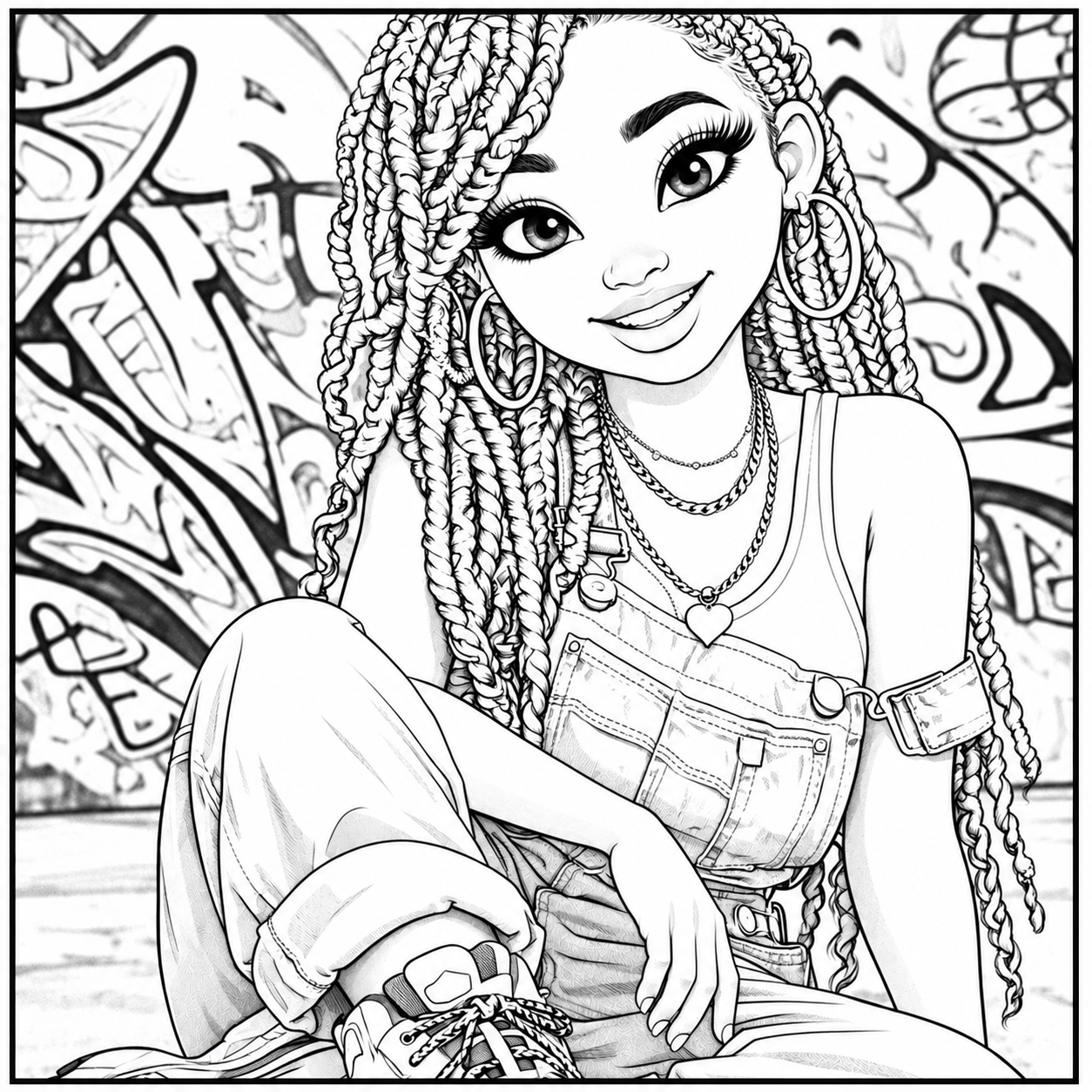 90's Girl Era Coloring Book A Mindful Coloring Experience Rooted in 90s Black Girl Nostalgia