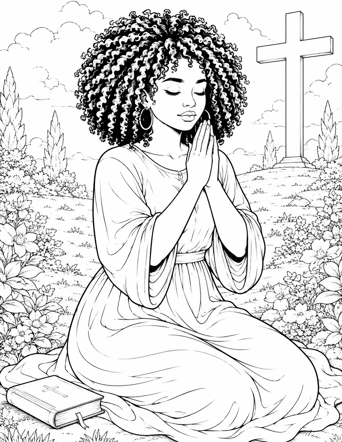 Praying Queens: A Faith-Filled Coloring Book for Women