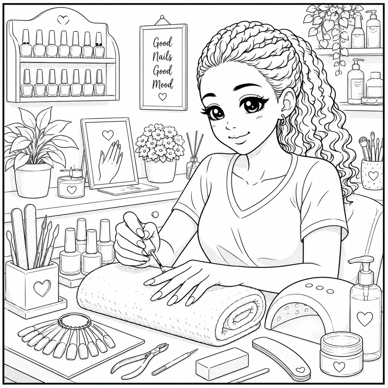 Soft Life Moments Anime-Styled Digital Download