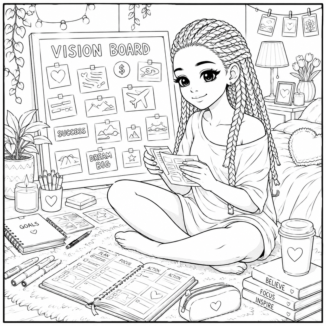 Soft Life Moments Anime-Styled Digital Download