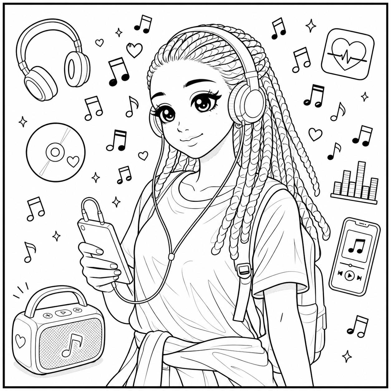 Soft Life Moments Anime-Styled Digital Download