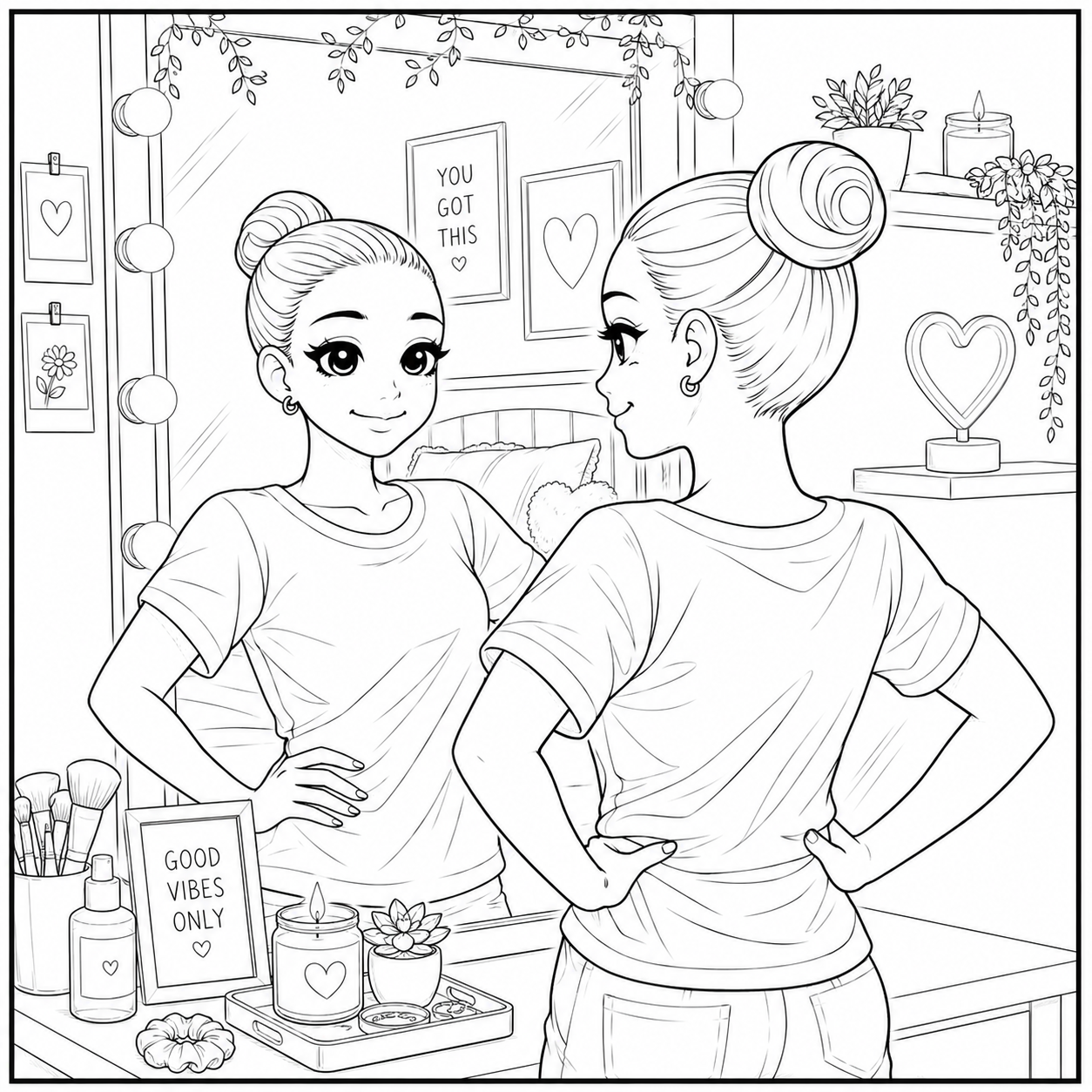 Soft Life Moments Anime-Styled Digital Download