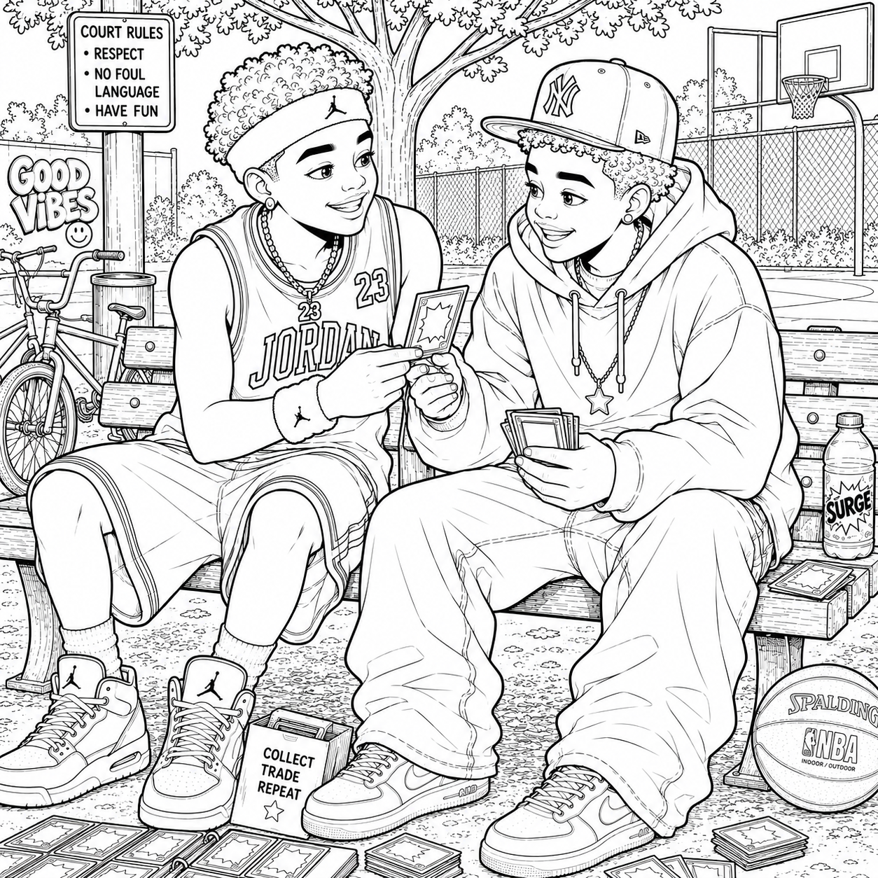 Y2K Nostalgia A Coloring Book of Early-2000s Teen Vibes Featuring Mall Days, Game Nights, Sleepovers & Good Vibes
