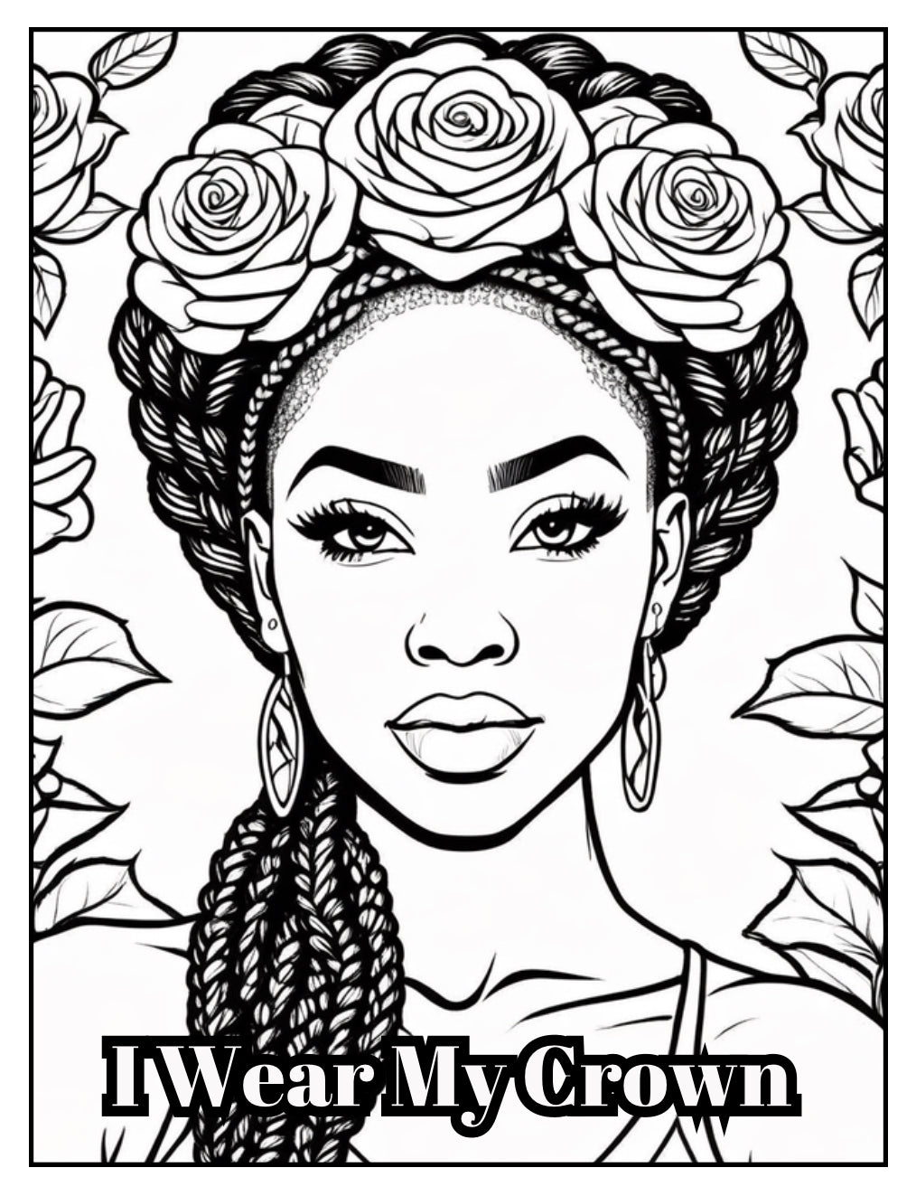Embrace Your Shade Queen Coloring Book of Affirmations for Black Women: Celebrating Beauty, Strength, and Power of Black Women, With Uplifting Affirmations Designed to Inspire Self-Love