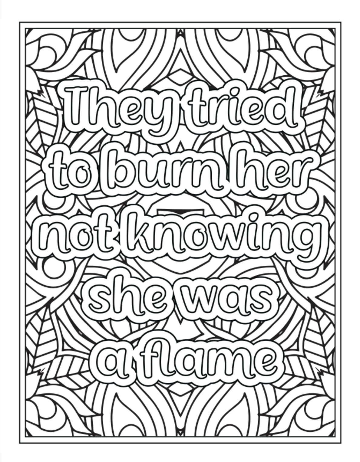 Beautifully Crafted Affirmation Coloring Book: Motivational Coloring Pages Promoting a Powerful and Positive Mindset