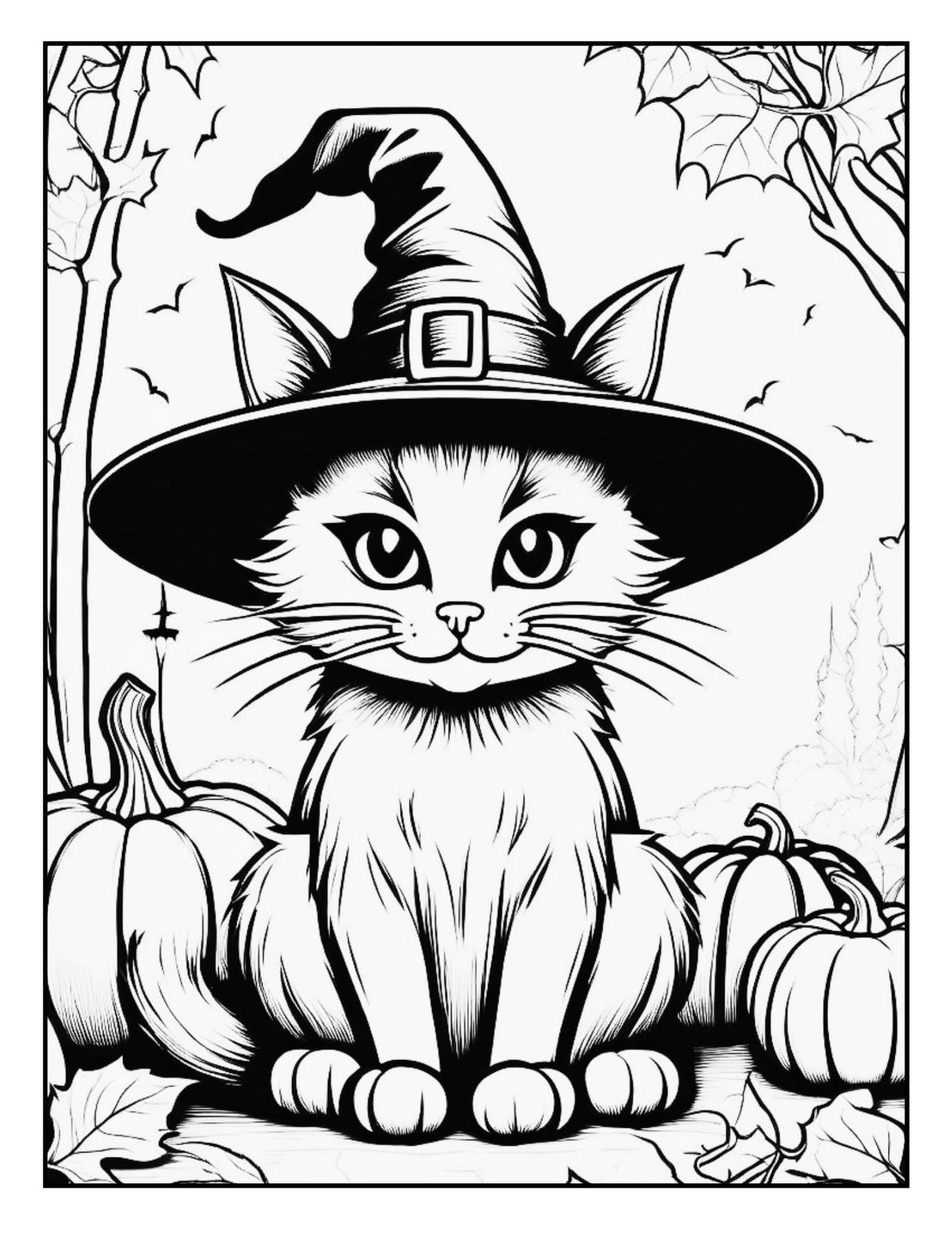 Fall Coloring Book Digital Download| Autumn Designs|Seasonal| Leaves|Pumpkins and Fall Coloring Pages for Relaxation & Fun