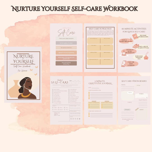 Self-Care Workbook| Self-Care Workbook| Reflection Workbook| Printable Journal l Digital Download