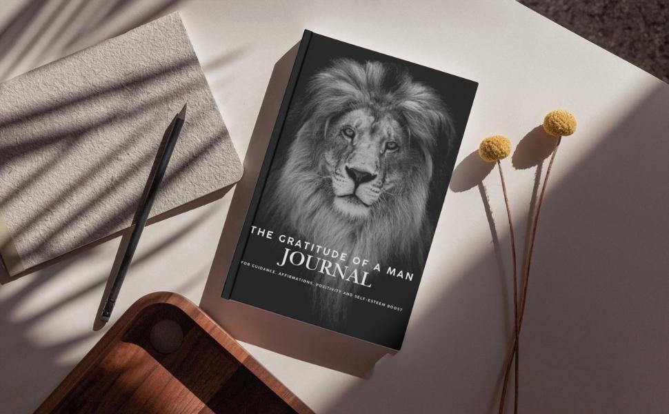 Men Gratitude Journal | Daily Check-In | Gratitude Journal | Journal Prompts|Uplifting Affirmations
