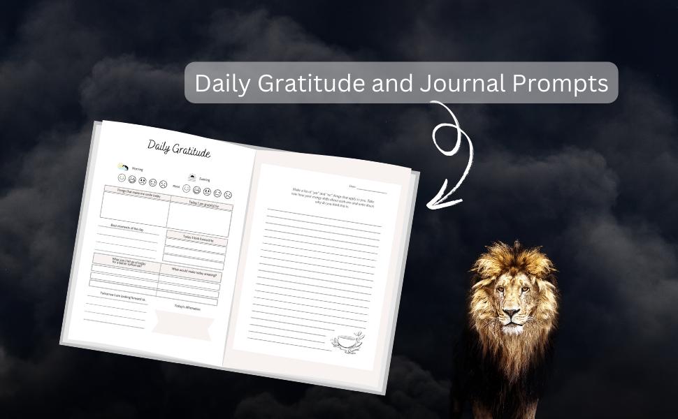 Men Gratitude Journal | Daily Check-In | Gratitude Journal | Journal Prompts|Uplifting Affirmations